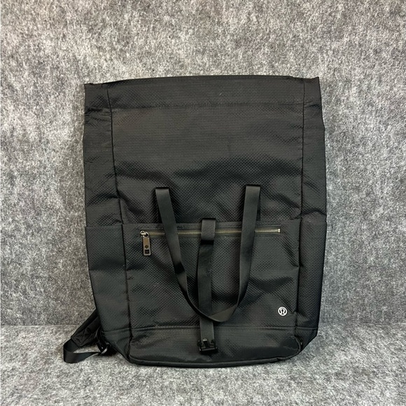 lululemon athletica Black Backpack with Front Pocket main image 9